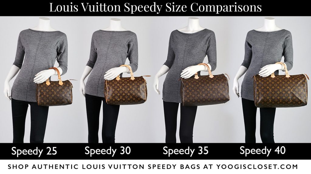 Louis Vuitton Speedy Model Size Differences | YoogisCloset.com 