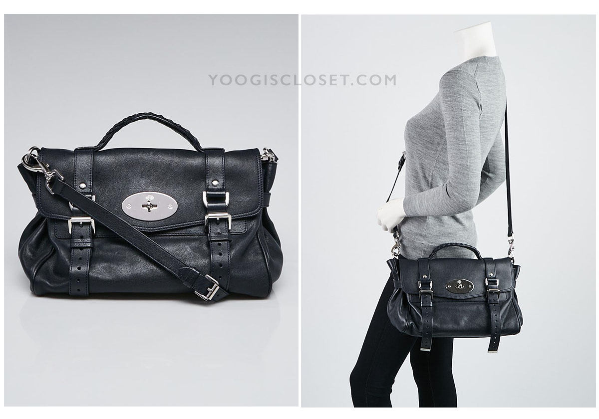 Mulberry Alexa Satchel Bag | Yoogi's Closet Shop Authenticated Pre-Owned Luxury yoogiscloset.com